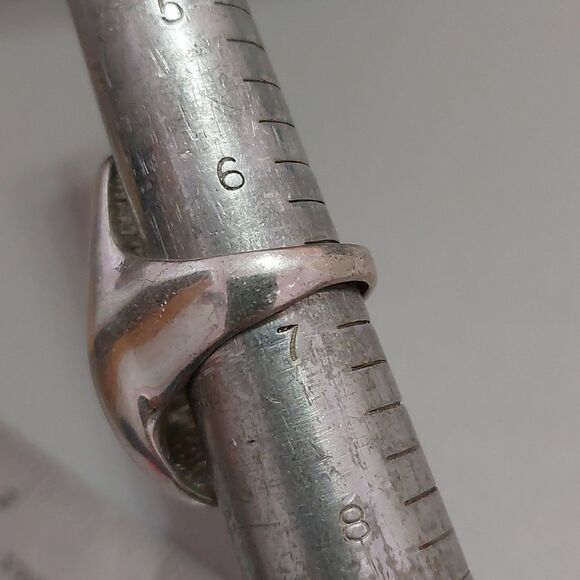 Vintage Oversized Beehive Bumblebee Silver Tone Ring Size 6.75 Spring Summer - Picture 4 of 5